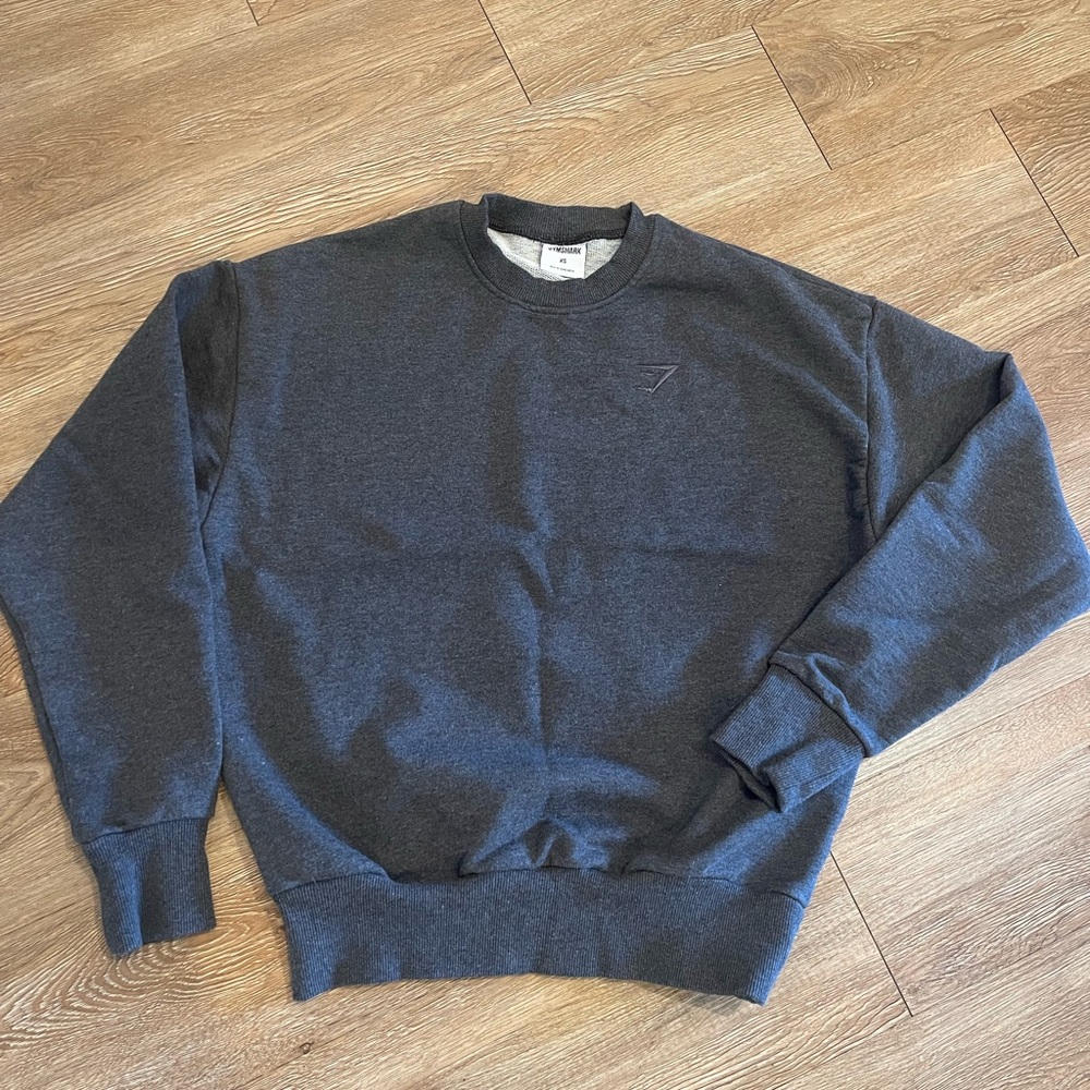 Gymshark Rest Day Sweats Crew - Black Core Marl XS